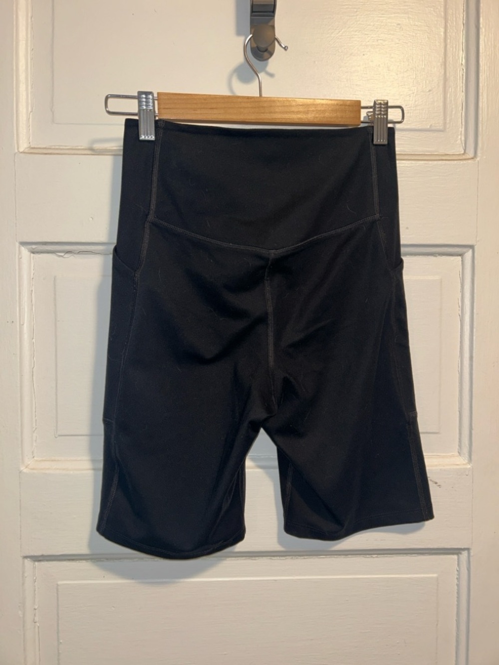 Girlfriend Collective High-Waist Black Women’s Active Pocket Bike Shorts